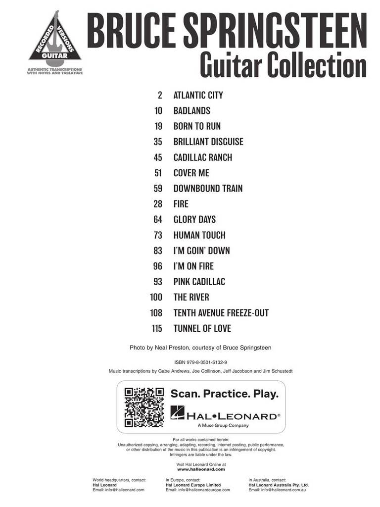 Bruce Springsteen - Guitar Collection