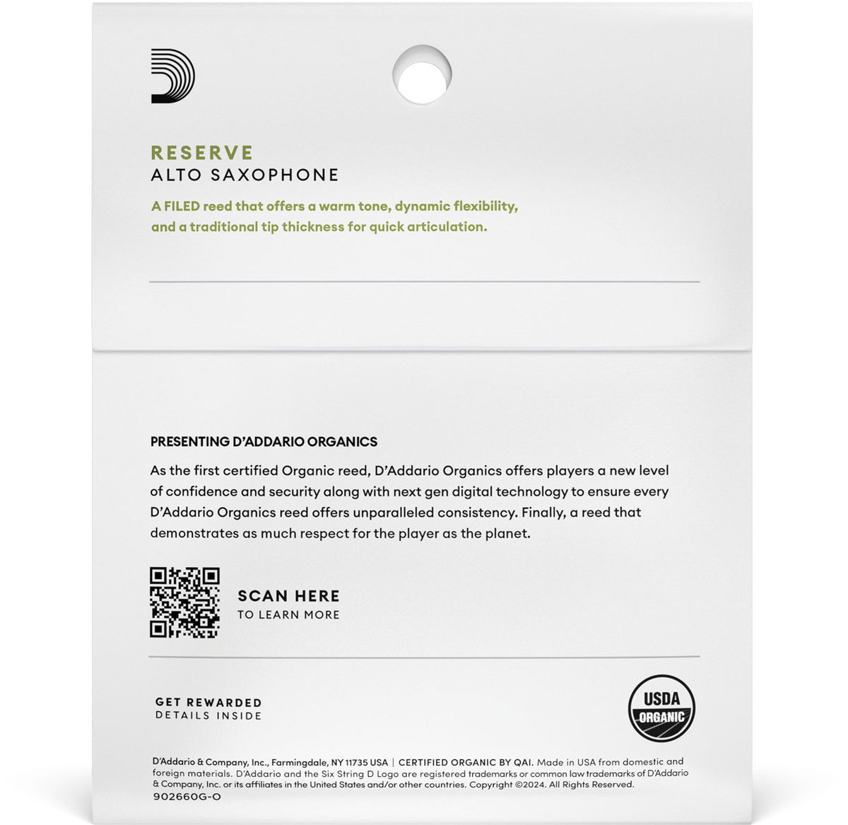 Organic Reserve 2,5 Alto Saxophone (x 3)