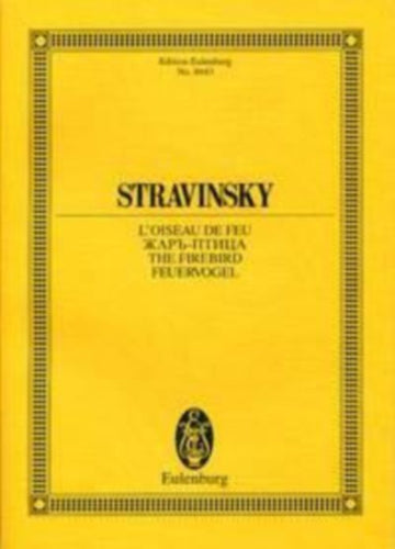 STRAVINSKY IGOR - L'OISEAU DE FEU - THE FIREBIRD - ORCHESTRA