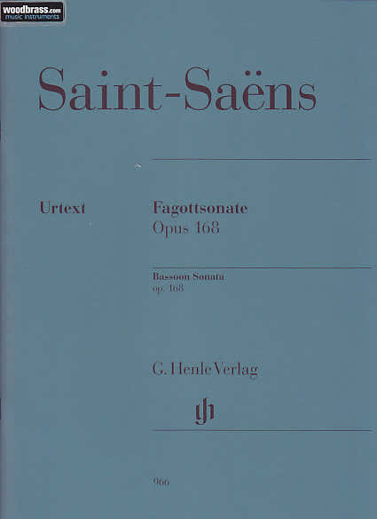 SAINT-SAENS C. - FAGOTTSONATE OP. 168