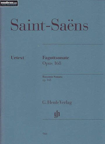 SAINT-SAENS C. - FAGOTTSONATE OP. 168