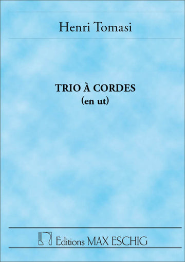 Tomasi Henri - Trio A Cordes En Ut - Conducteur