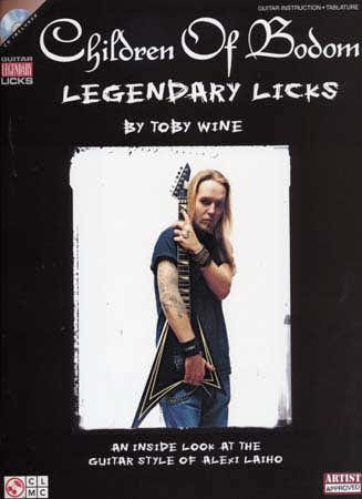 CHILDREN OF BODOM - LEGENDARY LICKS + CD - GUITAR TAB