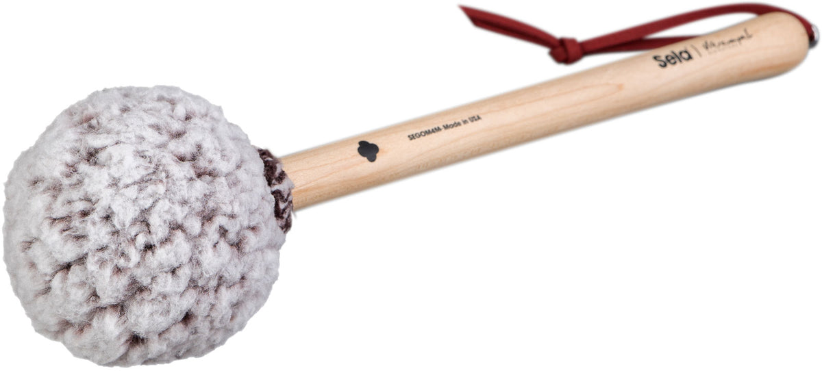 Gongschlägel Vikrampal " Deep Resonance" - Medium, frostiges Bordeauxrot
