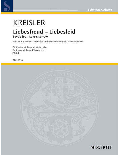 Kreisler - Liebesfreud - Liebesleid - Piano Trio
