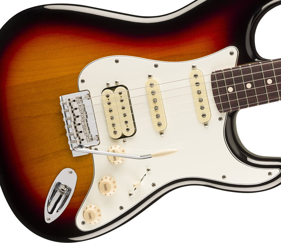 Stratocaster HSS Player II RW 3-farbiger Sunburst