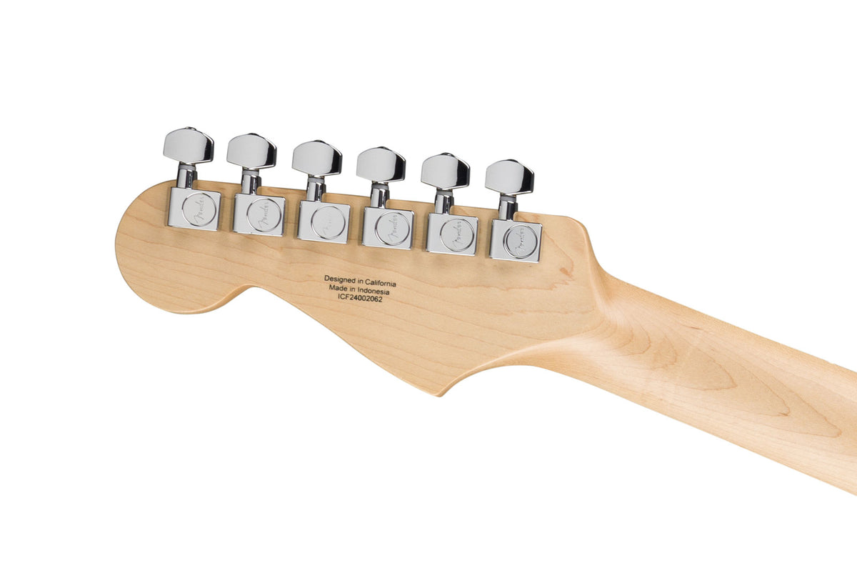 Standard Stratocaster HSS MN Weißes Schlagbrett Aqua Marine Metallic
