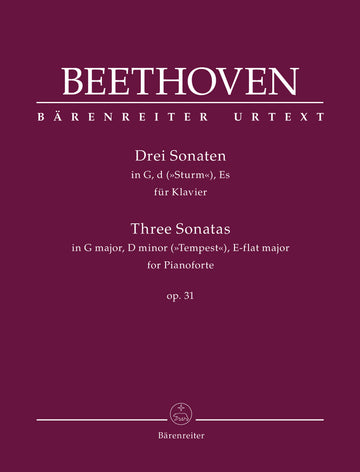 Beethoven L.V. - Three Sonatas Op.31 - Piano