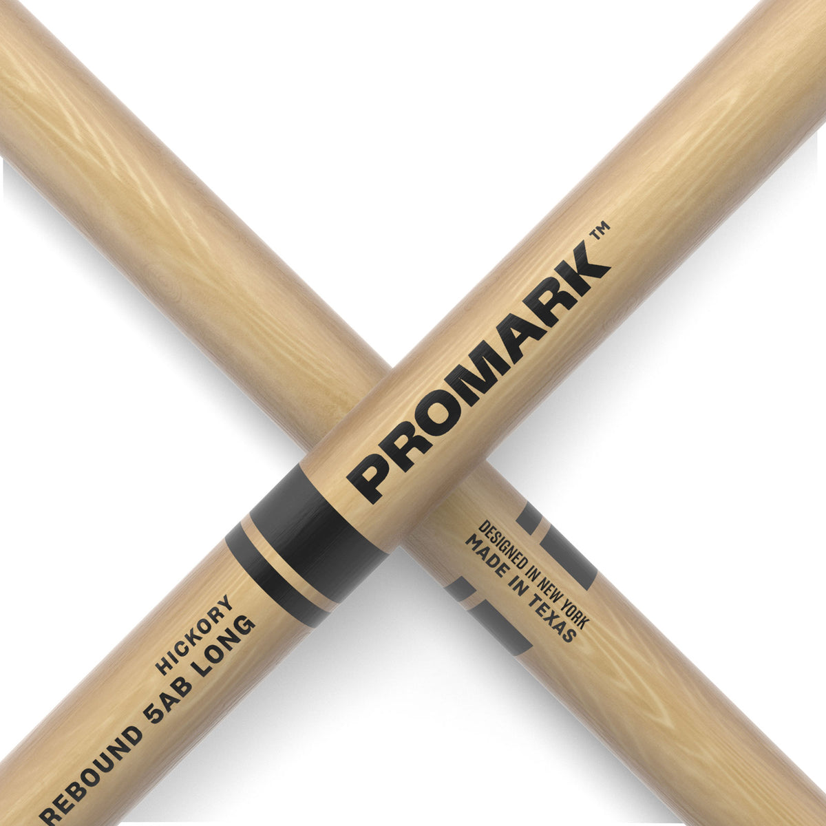 RBH580LAW - Rebound 5AB Long Hickory Drumstick Acorn Wood Tip