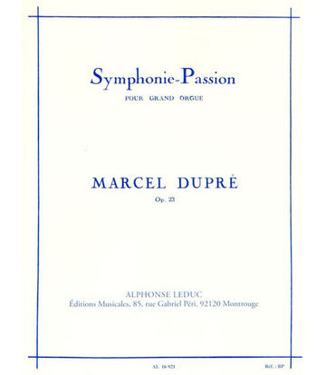 Dupre Marcel - Symphonie Passion Pour Grand Orgue Op.23