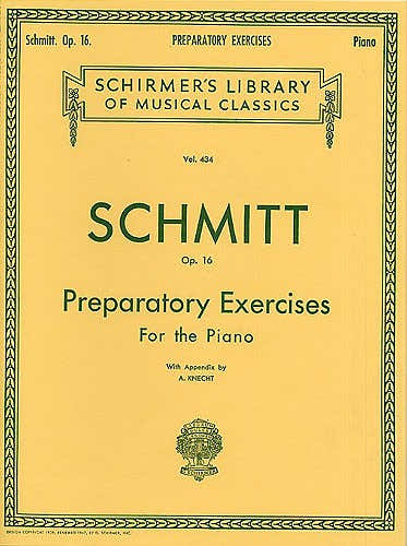 Aloys Schmitt Preparatory Exercises Op.16 - Piano Solo
