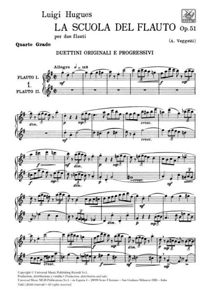 HUGUES L. - Flötenschule in 4 Stufen - Flöte