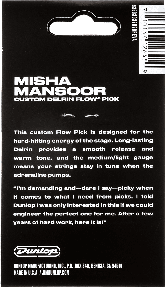 6 x 0,65mm Misha Mansoor Delrin Flow