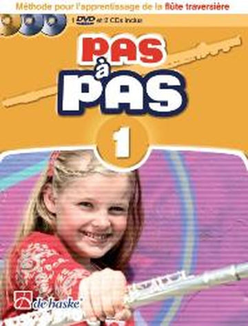 PAS A PAS FLUTE TRAVERSIERE VOL.1 + 2 CD ET DVD