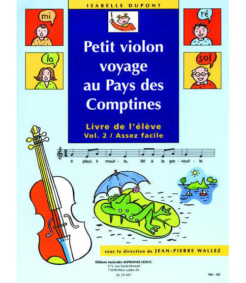 Dupont / Wallez - Kleine Violine reist ins Land der Kinderlieder Vol.2 (Schüler)