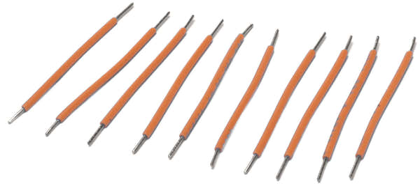 Abisolierter vorgeschnittener Draht 1,5 - Orange
