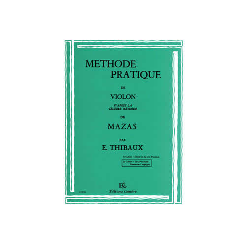 Thibaux E. - Methode D'apres Mazas Vol .2 - Violon