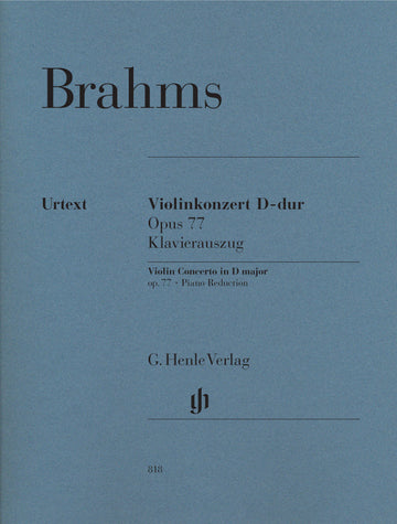 BRAHMS J. - CONCERTO POUR VIOLON EN RE MAJEUR OP.77 - VIOLON & PIANO