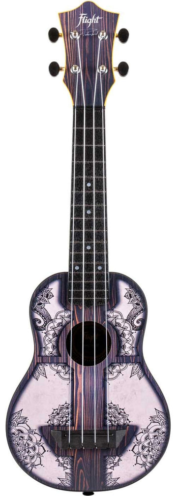 TUS40 Travel Ukulele - Mandala Wood -