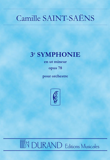 SAINT SAENS C. - SINFONIE NR. 3 OP 78 - TASCHENPARTITUR
