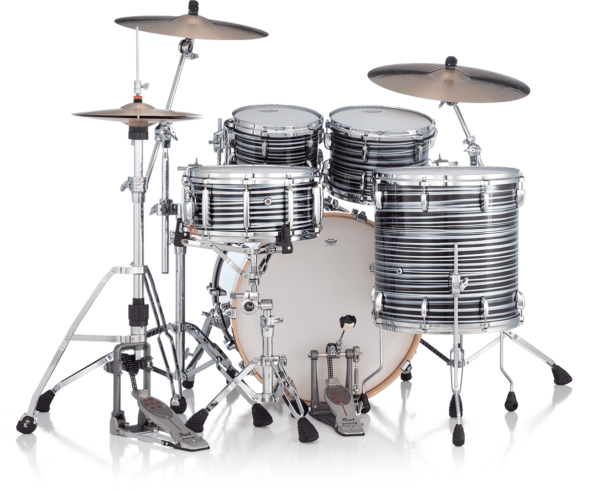 Masters Maple Gum Stage 22 GYROLOCK-l Schwarzer Oyster Swirl