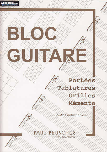 Bloc Guitare - Tablatures Grilles Et Chord Boxes