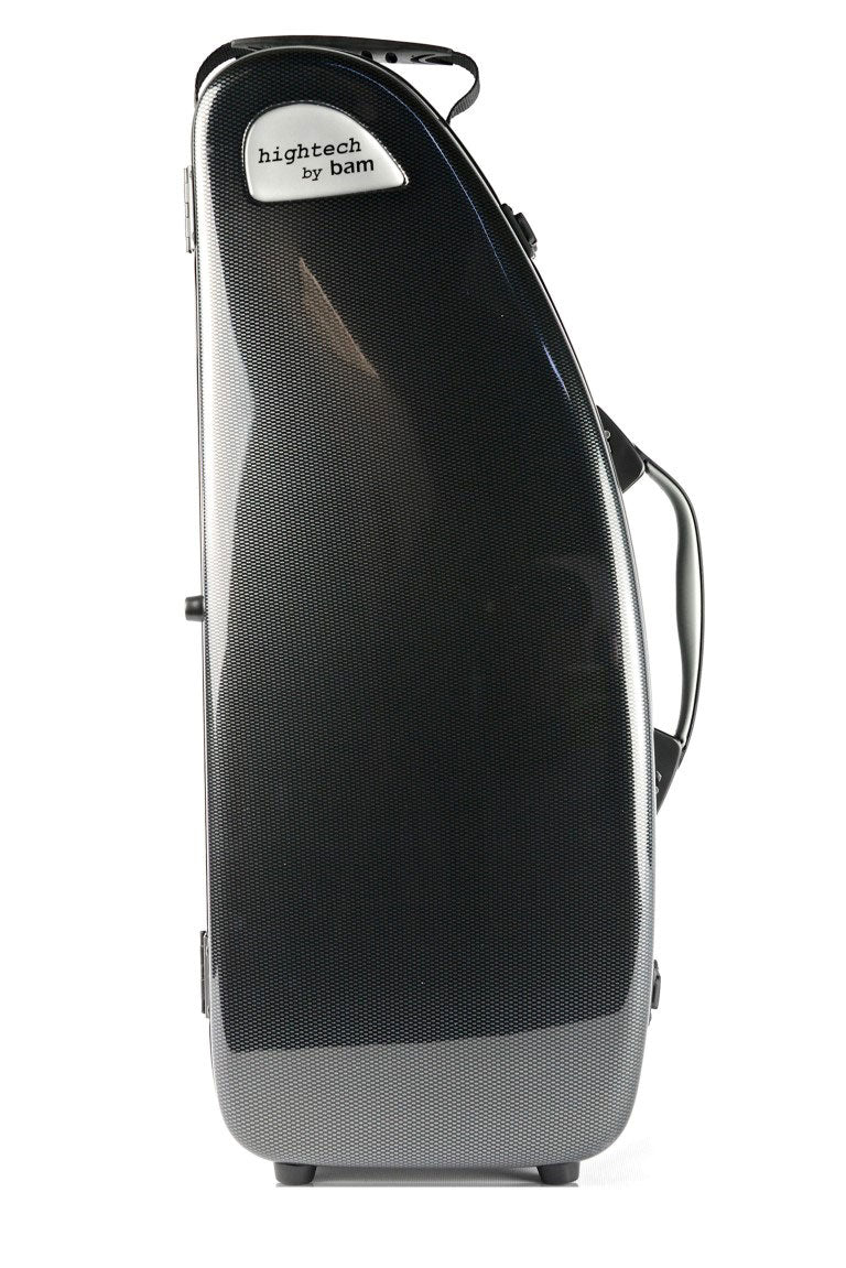 BAM Altsaxophon-Etui Hightech - Schwarz Carbon