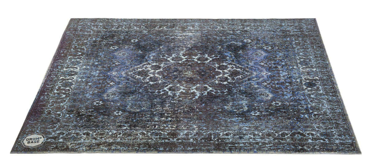 VP185-BLU Teppich Vintage Persian 1.85 X 1.60M Rutschfest Blau