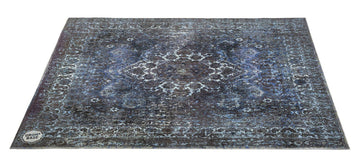 VP185-BLU Teppich Vintage Persian 1.85 X 1.60M Rutschfest Blau