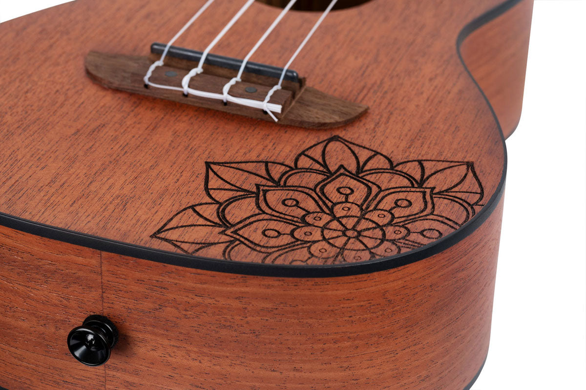 Konzert-Ukulele Rfeu-2 Mahagoni