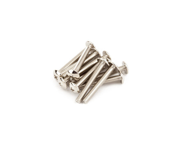 Fender CHASSIS MOUNTING SCREWS 10-32 X 1-1/2" PHILIPS HEAD NICKEL (12)