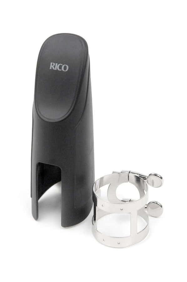 RBS1N - RICO BARITONE SAXOPHONE BLATTSCHRAUBE UND KAPPE (GRAFTONITE MUNDSTUCK) NICKEL PLATED