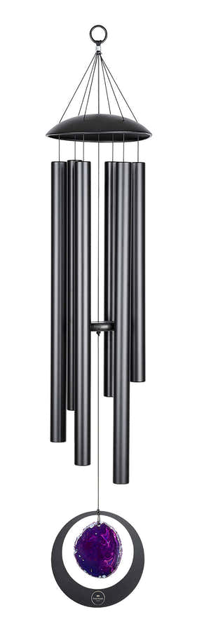 Chimes Sonic Energy Agate 50" Schwarz 432Hz