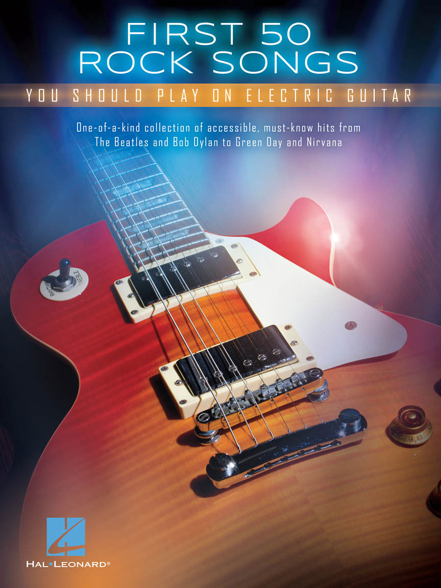 Hal Leonard First 50 Rock Songs Guitare