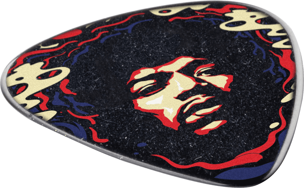 6 x Jimi Hendrix Star