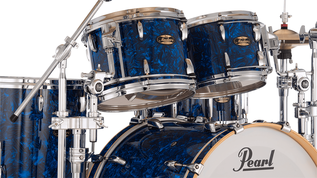 Masters Maple Gum Stage 22 GYROLOCK-l Blaues Abalone
