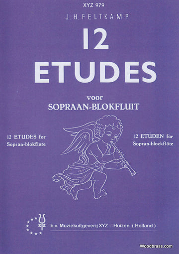 Feltkamp - 12 Etudes - Flute A Bec Soprano