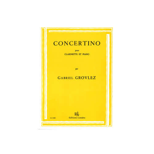 Grovlez - Concertino (Klarinette und Klavier) - Klarinette und Klavier