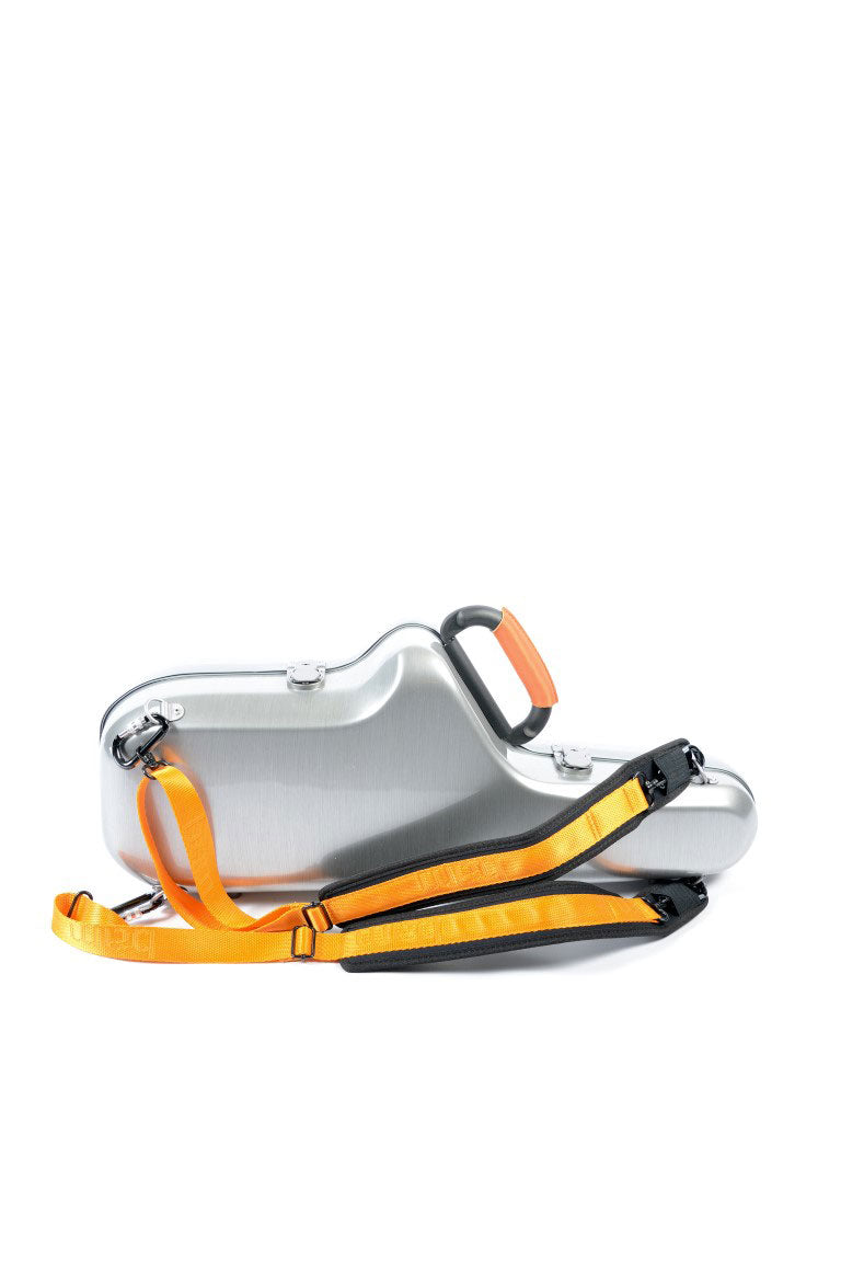 Altsaxophon-Etui Cabine La Defense - Gebürstetes Aluminium