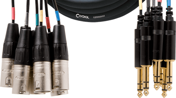 Mehrfachkabel 8 XLR Männlich/8 Jack Stereo 5 M
