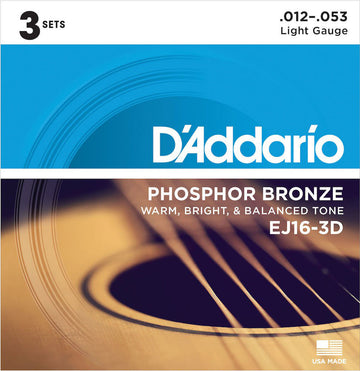 OF 3 ACOUSTIC SETS EJ16 12 16 24 32 42 53