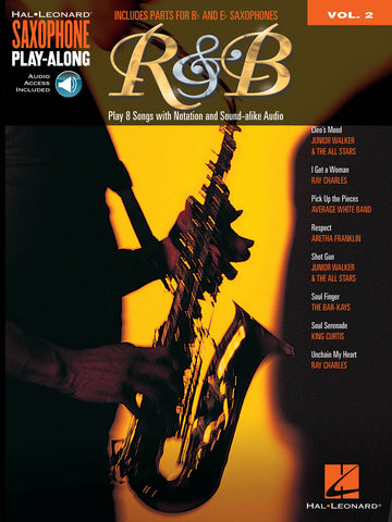 HAL LEONARD SAXOPHONE PLAY ALONG VOL.2 - R&B + AUDIO TRACKS