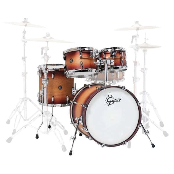 Gretsch Drums Renown Maple Fusion 20 Satinierter Tabakfarbverlauf