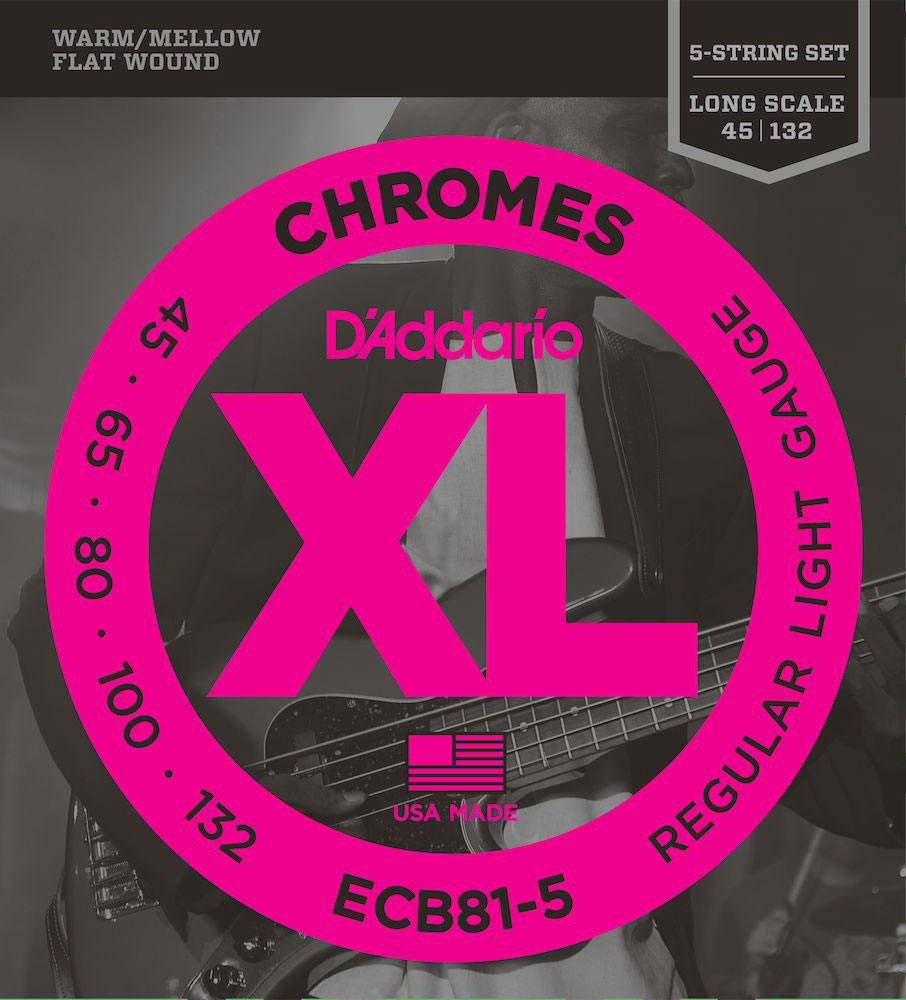 ECB81 Chromes Flachdraht Langmensur Regular Light 45-100