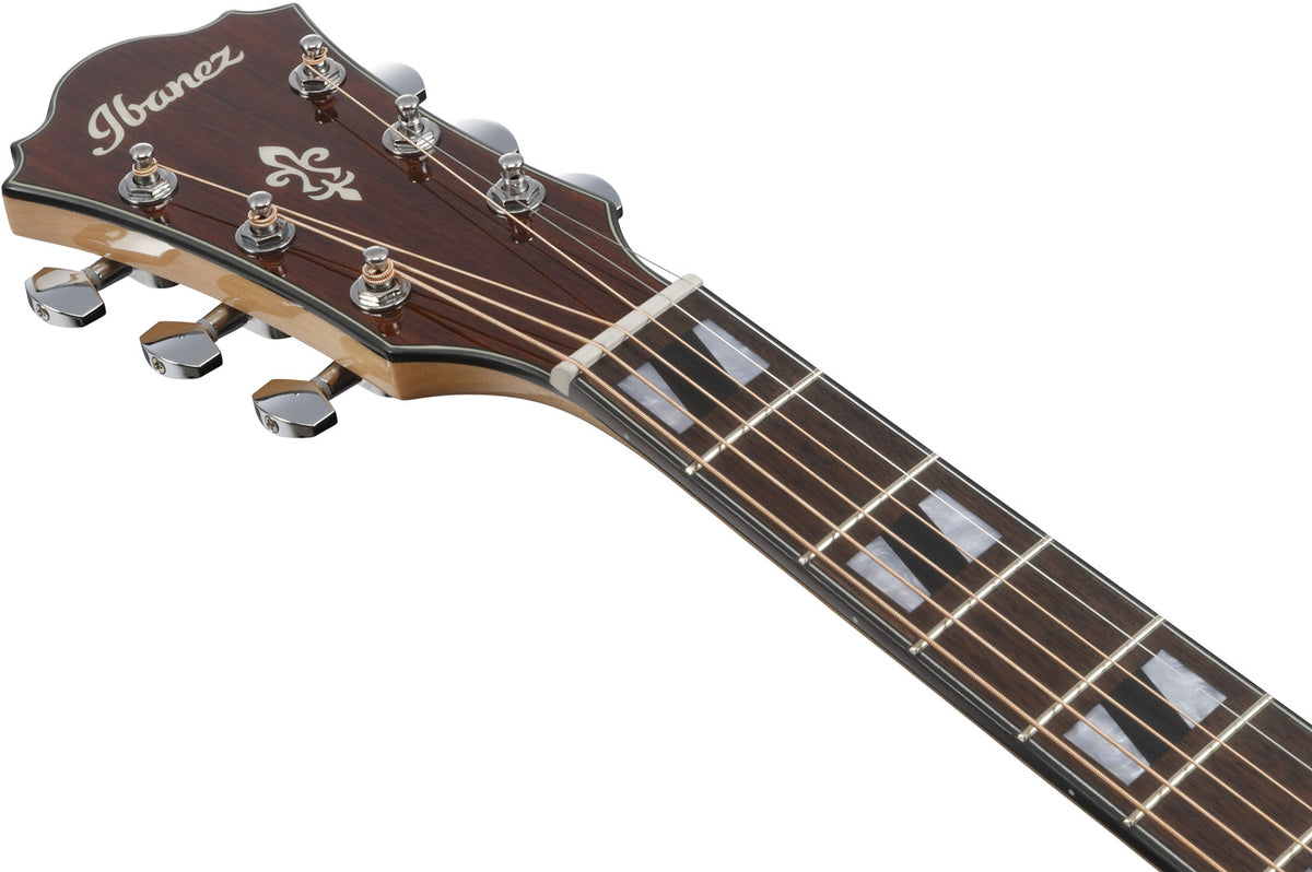 Ae170-Ntr Natural High Gloss Top Transparent Red High Gloss Back And Sides