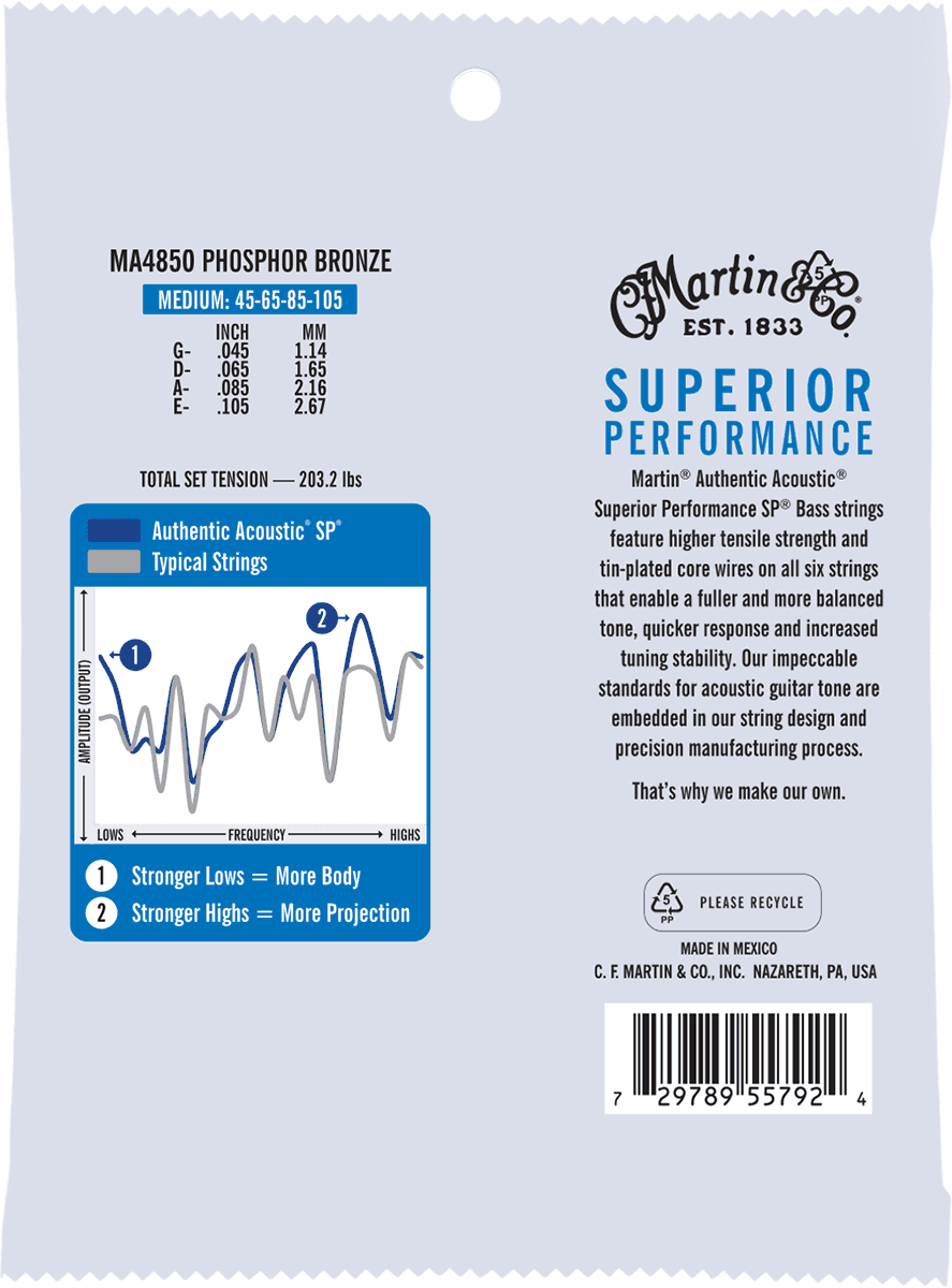 MA4850 SP ACOUSTIC BASS SET 45-105
