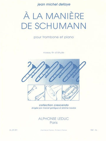 Defaye JEAN-michel - Im Stil von Schumann - Posaune und Klavier