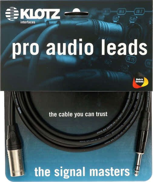 Klotz M1MS1K0200 - XLR M / JACK STEREO - 2 M
