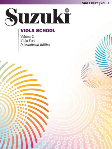 Suzuki Viola School Viola Part Vol.3 Rev. Edition - Alto