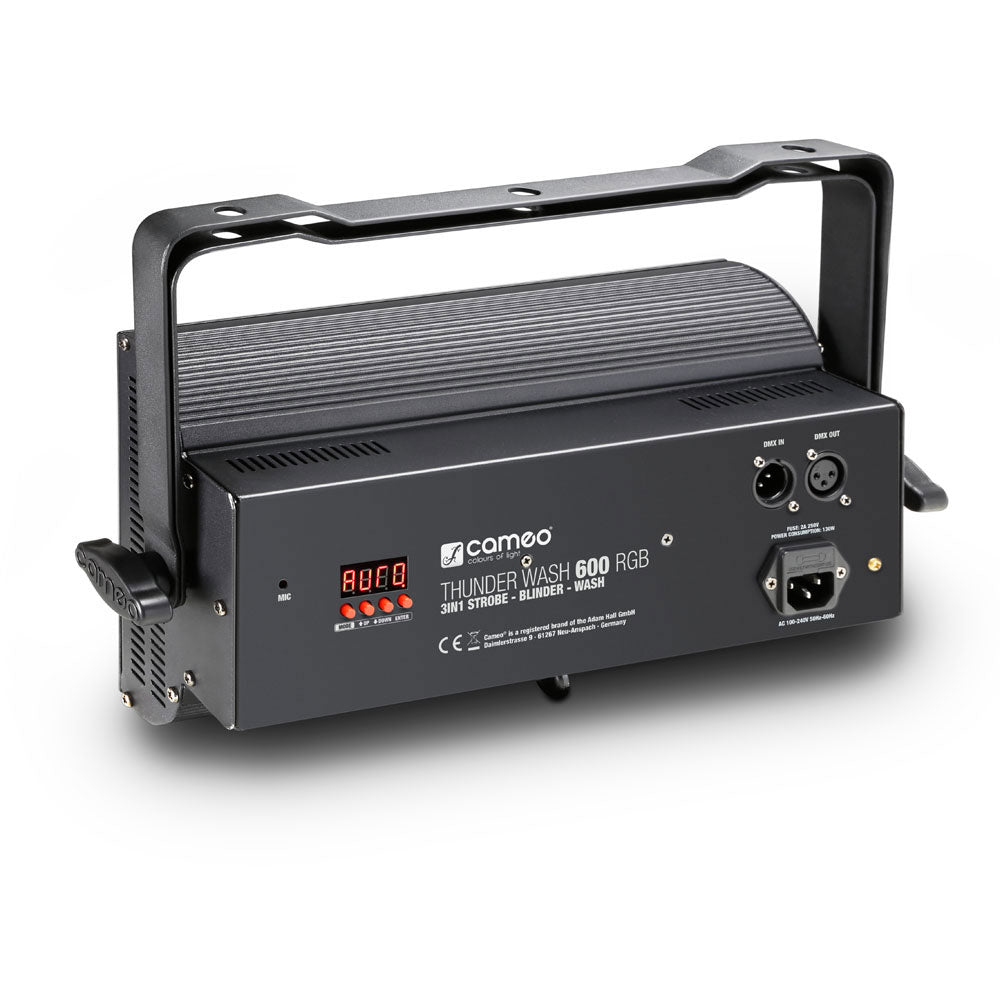 THUNDER WASH 600 RGB - 3-IN-1-PROJEKTOR (STROBE BLINDER WASH) 648 LEDs 0,2 W RGB